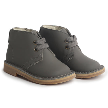 103 - Grey Nubuk Lace Shoe