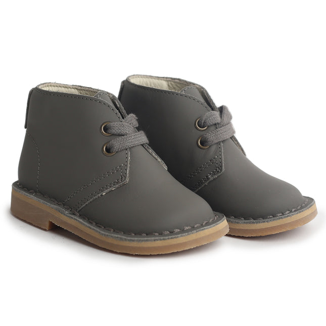 103 - Grey Nubuk Lace Shoe