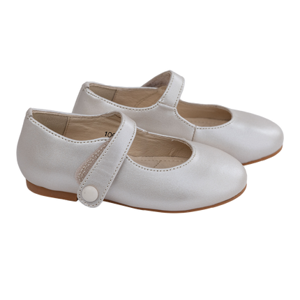S106 - Gold Leather Marry Janes