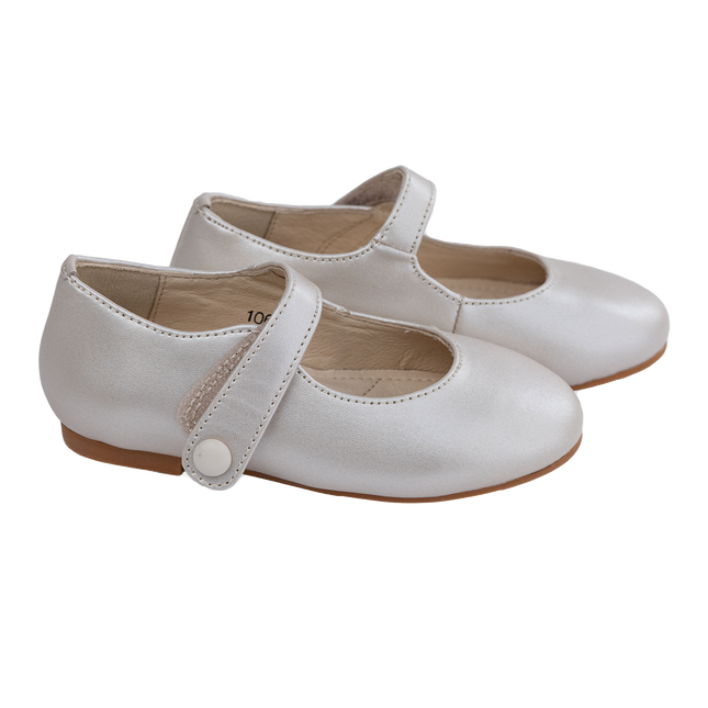 S106 - Gold Leather Marry Janes