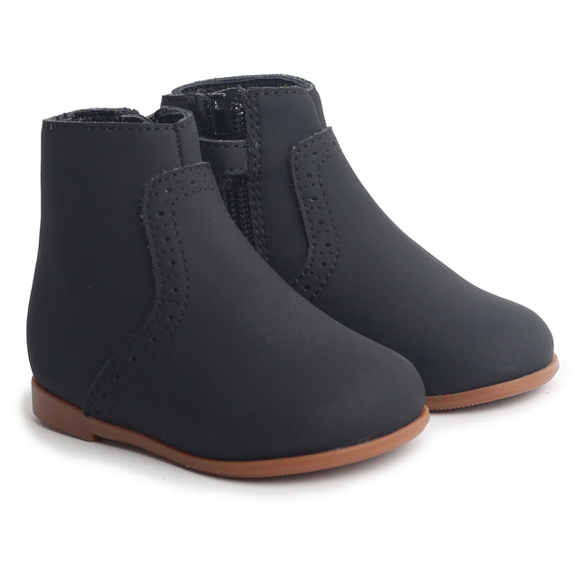 110 - Black Nubuk High Top