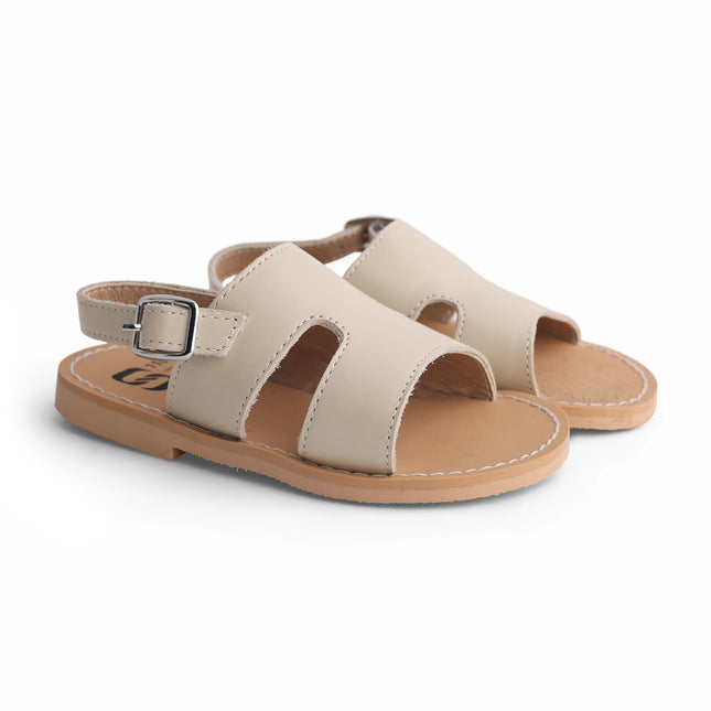 110 - Stone Leather Sandel