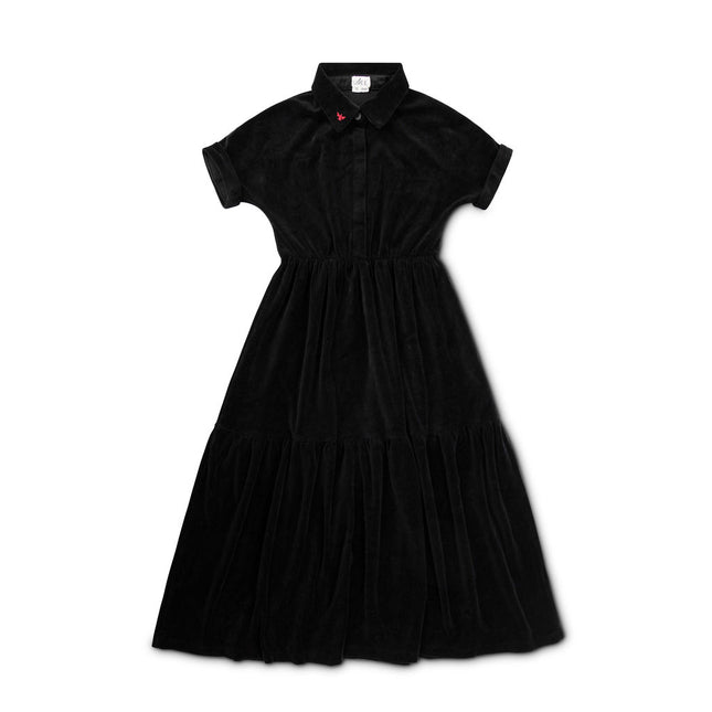 D40- Teen Red Bee Maxi Dress