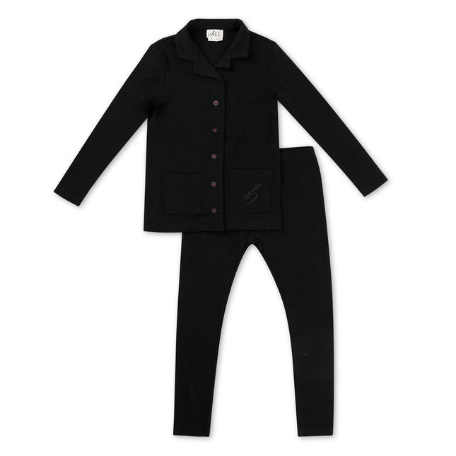 P12- Girls Red Buttoned Down Pajamas