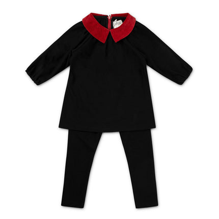 A20- Rust Cord Collar Toddler Set