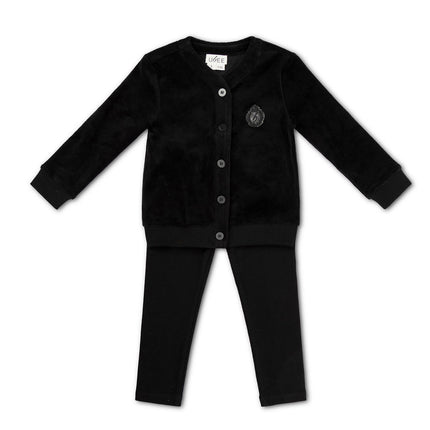 F20- Boys Velour Cardigan Set