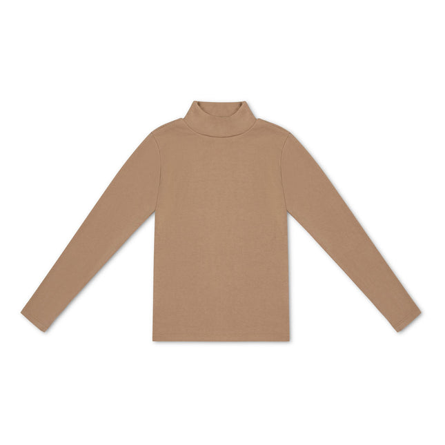 C40- Sand Cord Maxi Jumper and Mock Neck
