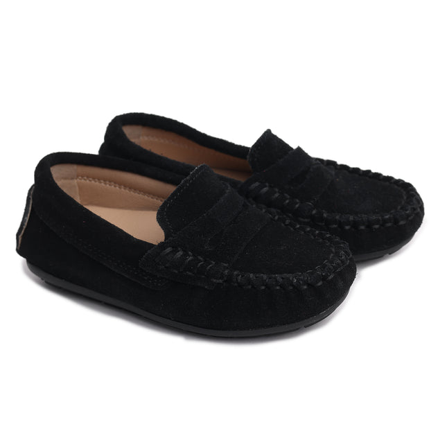 W201 - Black Suede Loafer