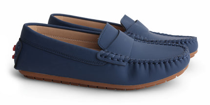 201 - Navy Nubuck Loafer