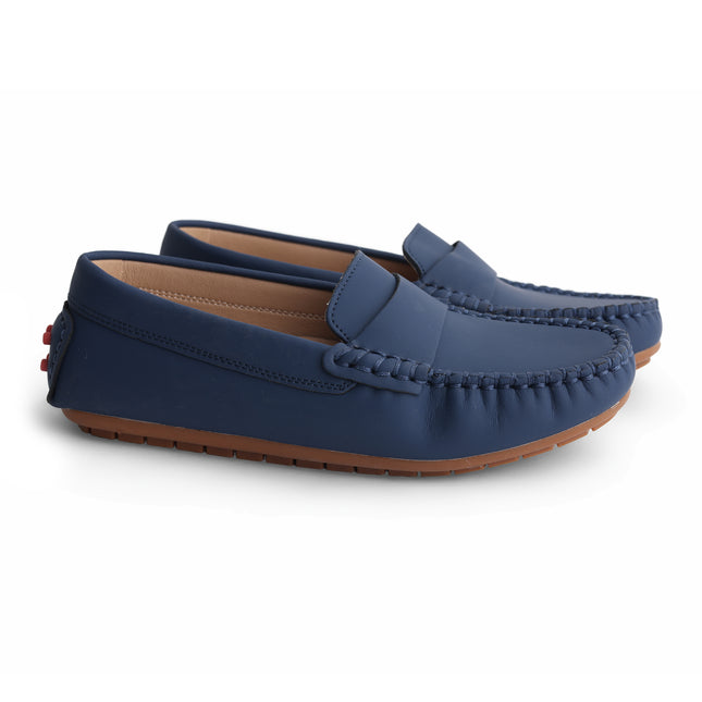 201 - Navy Nubuck Loafer