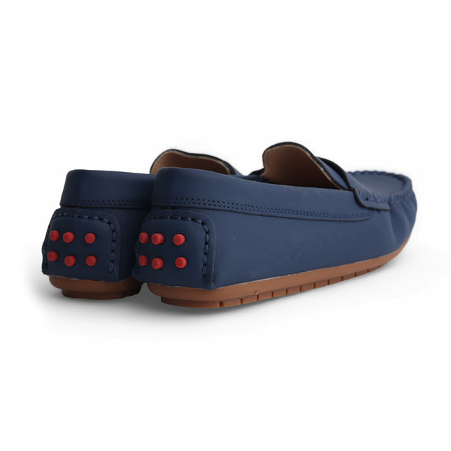 201 - Navy Nubuck Loafer