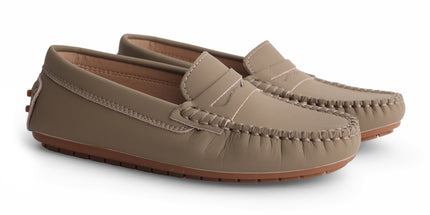 204 - Beige Nubuck Loafer