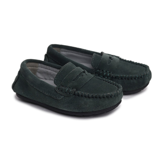 W206 - Green Suede Loafer