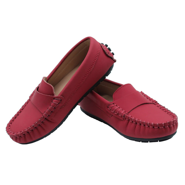 207 - Red Leather Loafer