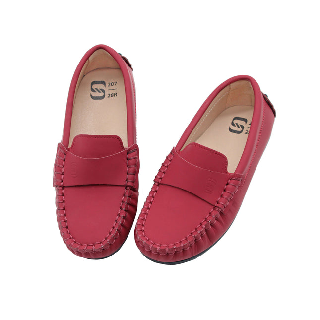 207 - Red Leather Loafer