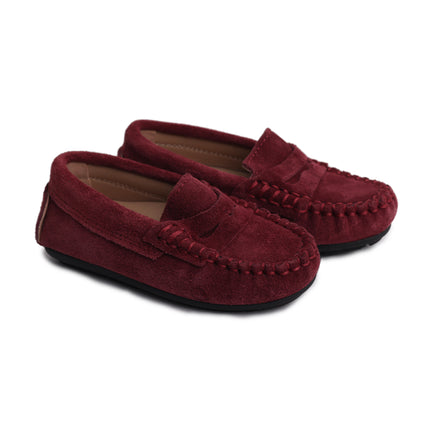 W208 - Burgundy Suede Loafer