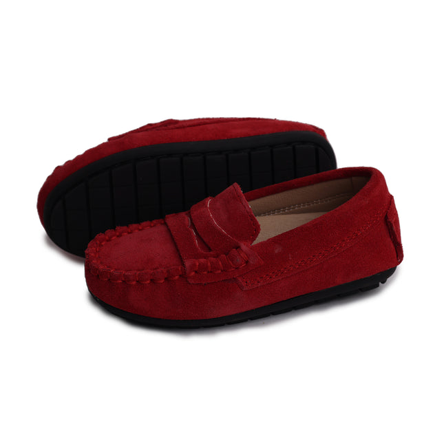 W209 - Red Suede Loafer