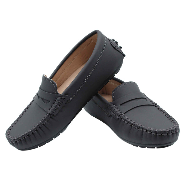 210 - Charcoal Nubuk Loafer