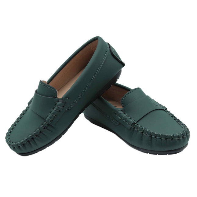 211 - Forest Green Nubuk Loafer