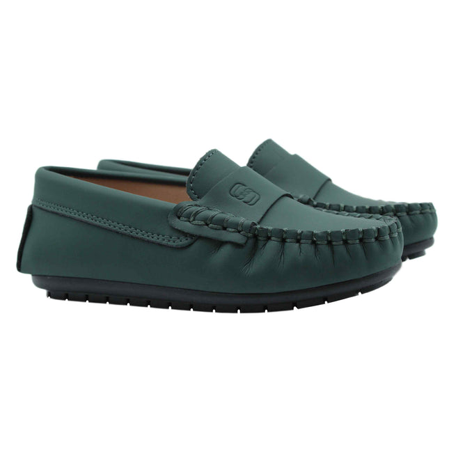 211 - Forest Green Nubuk Loafer