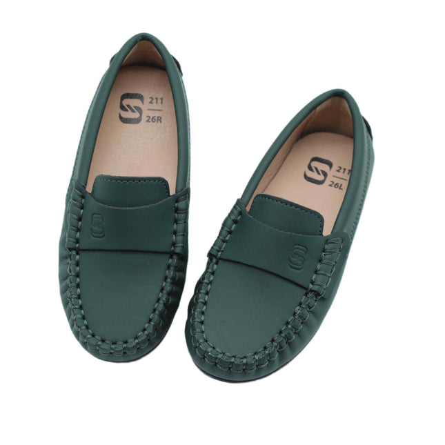 211 - Forest Green Nubuk Loafer