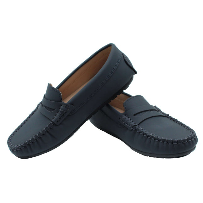 212 - Navy Nubuk Loafer