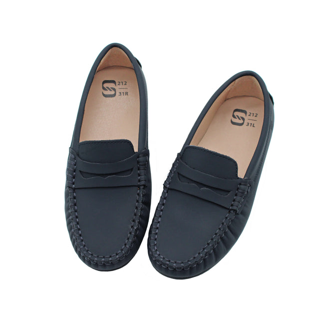 212 - Navy Nubuk Loafer