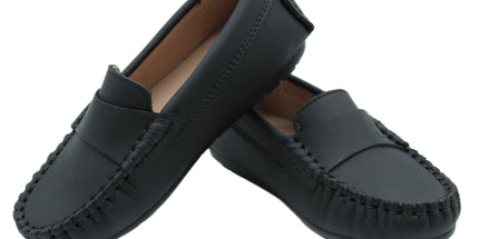 213 - Black Nubuck Loafer