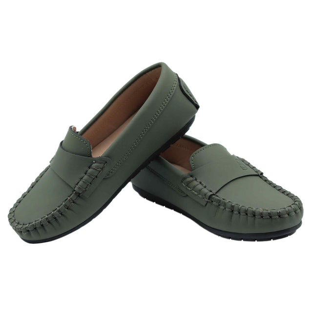 217 - Olive Nubuk Loafer