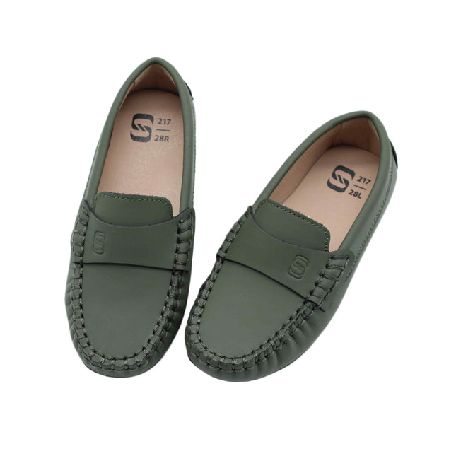 217 - Olive Nubuk Loafer