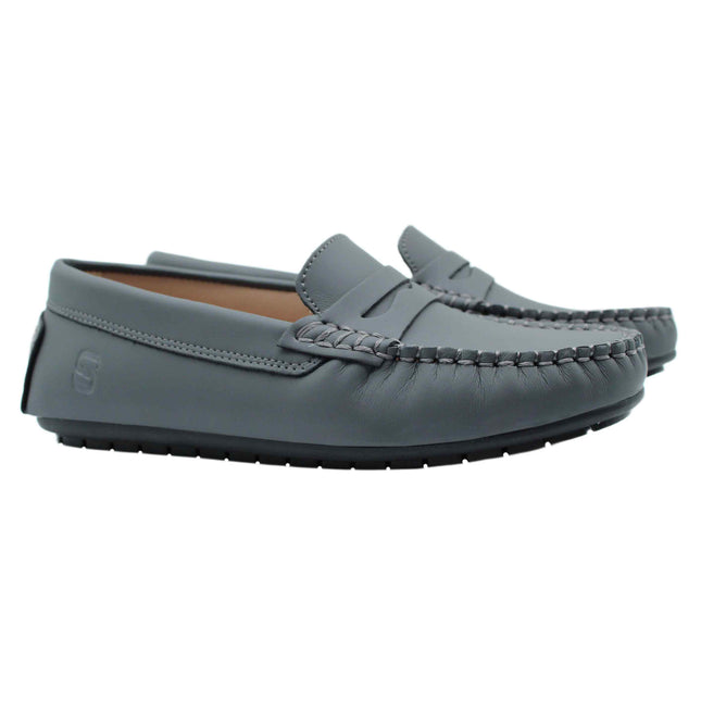 218 - Grey Nubuk Loafer