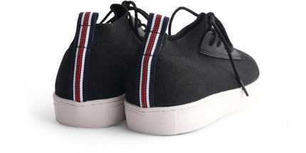 223 - Black Sock Laced Sneaker