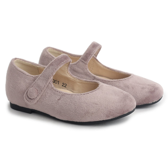 301 - Mauve Velvet Mary Jane