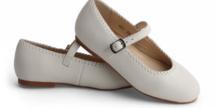 301 - Creamed Weaved Mary Jane