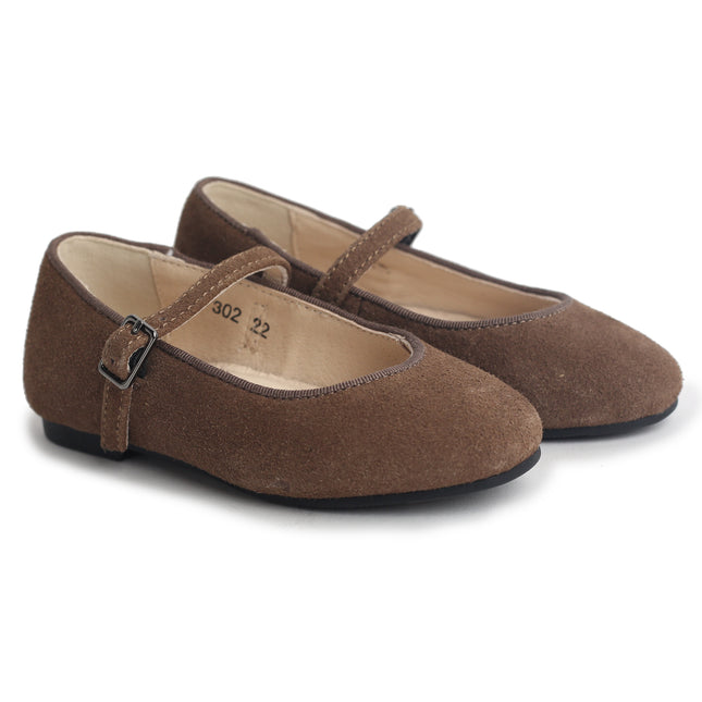 302 - Chestnut Suede Mary Jane
