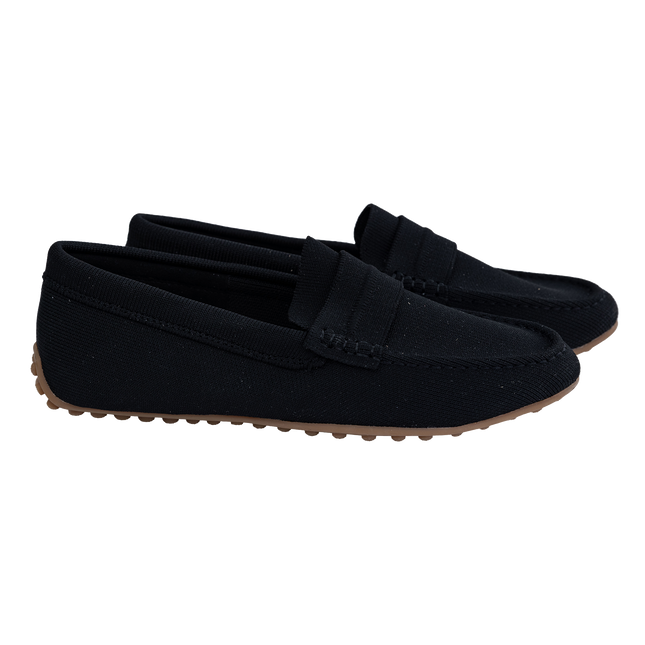 S302 - Black Flyknit Loafer