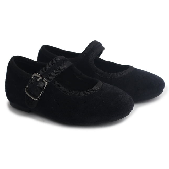 305 - Black Velvet Mary Jane