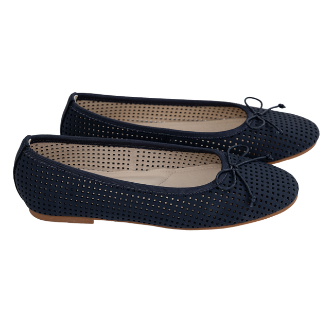 S306 - Black Nubuk Flats