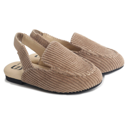 310 - Sand Corduroy Slipper