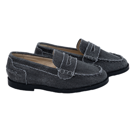 S401 - Grey Canvas Loafer