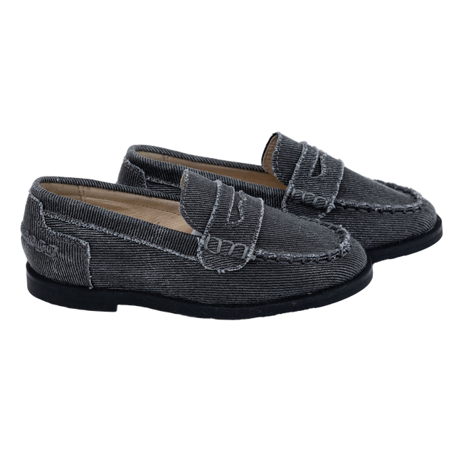S401 - Grey Canvas Loafer
