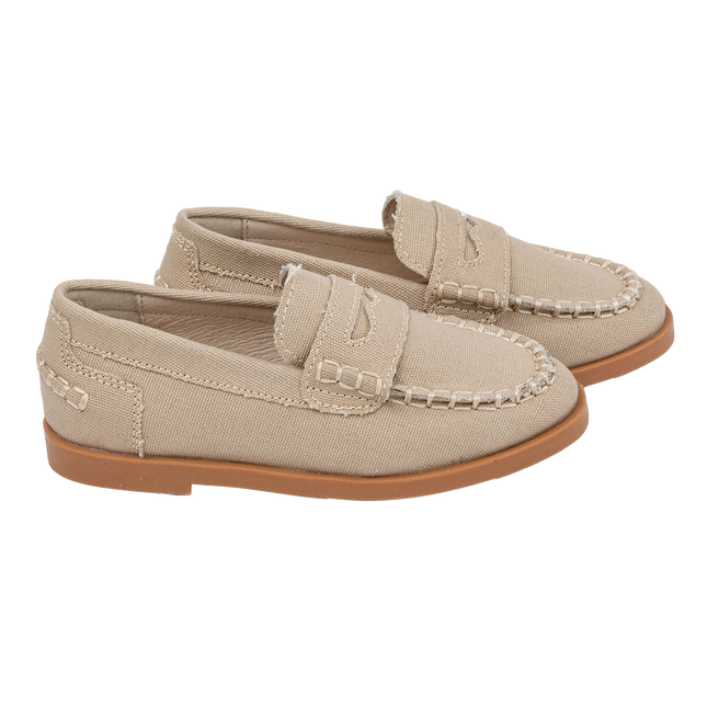 S402 - Sand Canvas Loafer