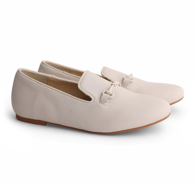 406 - Stone Leather Deep Loafer