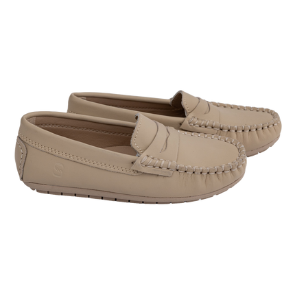 S407 - Beige Nubuk Loafer