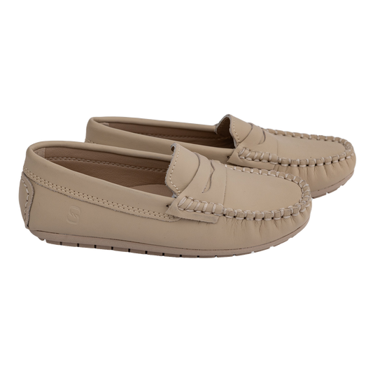 407 - Beige Nubuk Loafer
