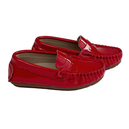 S410 - Red Patent Loafer