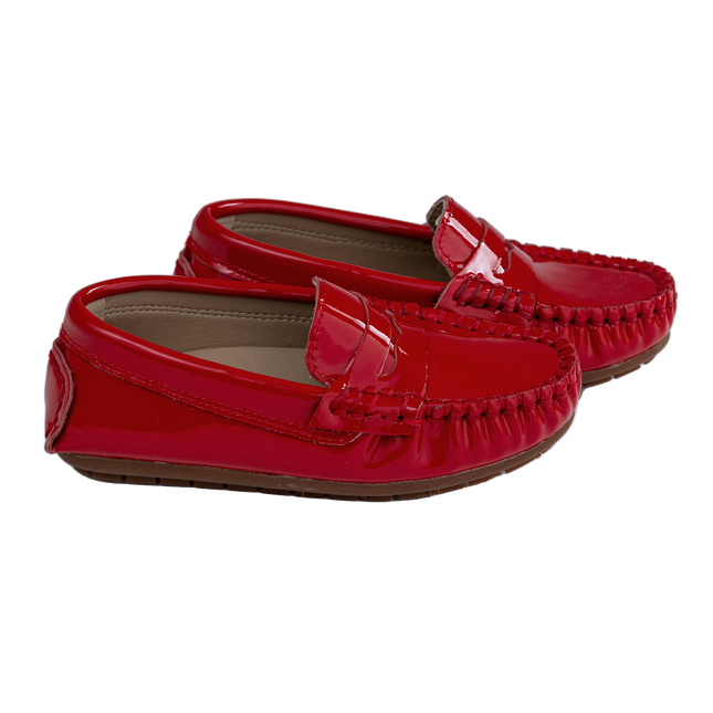 S410 - Red Patent Loafer