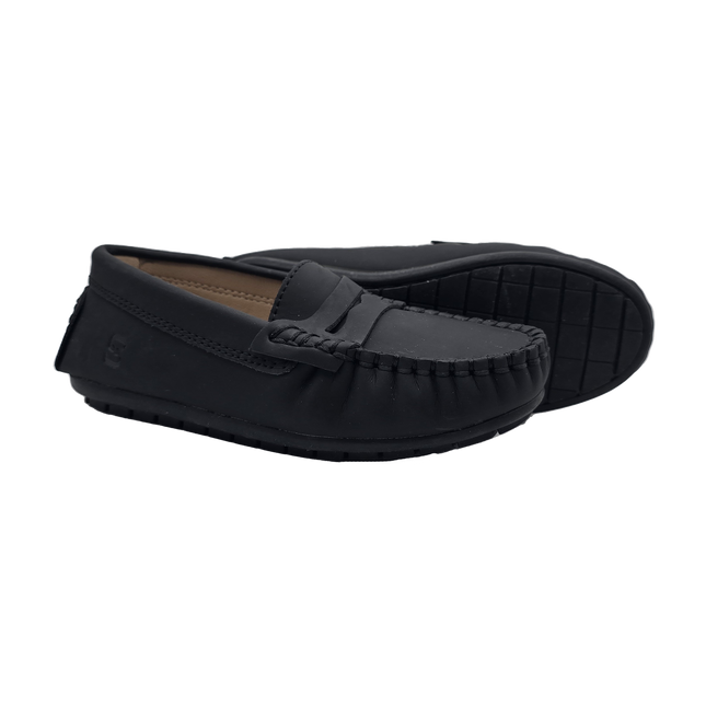 S415 - Black Nubuk Loafer