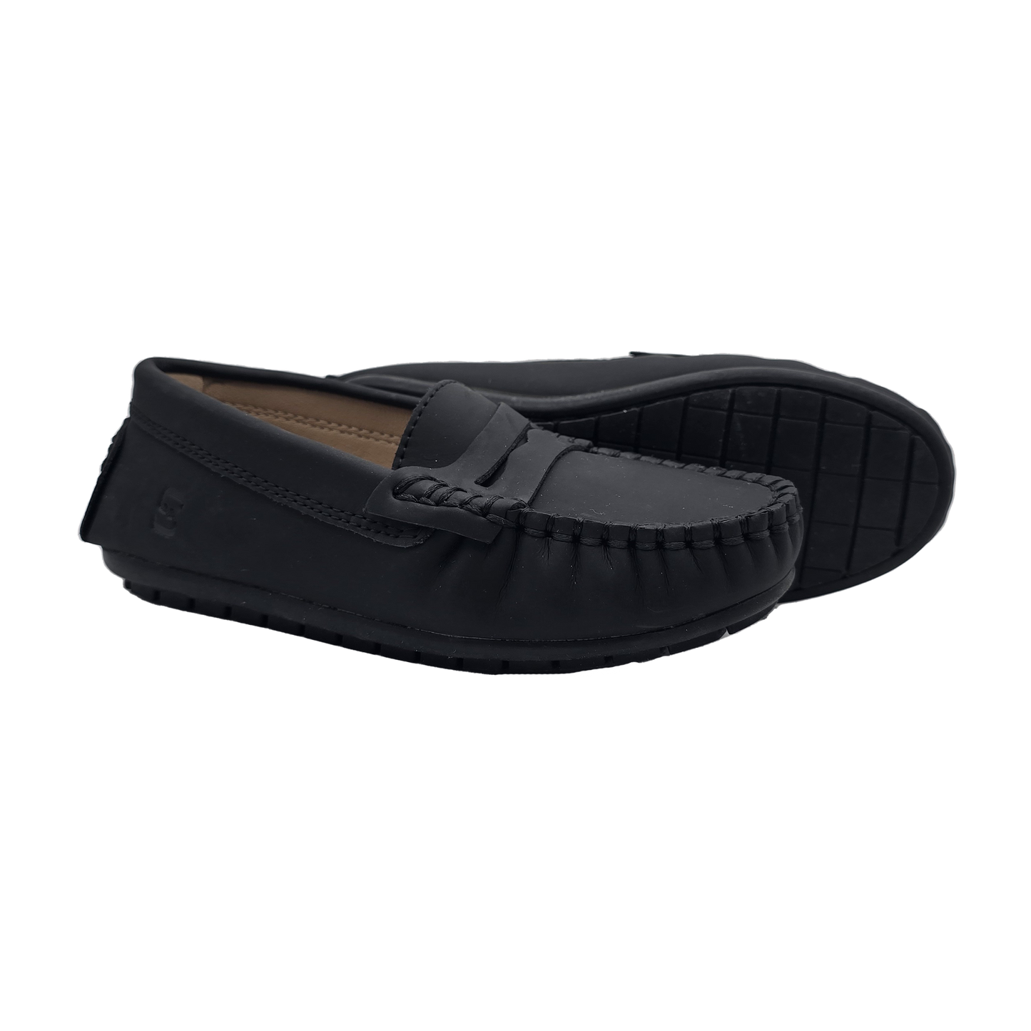 415 - Black Nubuk Loafer