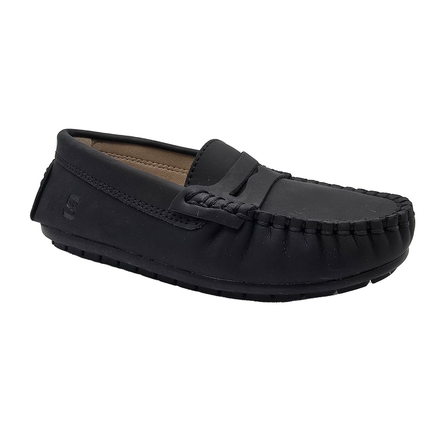 415 - Black Nubuk Loafer